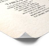 Hochzeitsdiagramm für Sonnenblumen im Herbst Poster (Ecke)