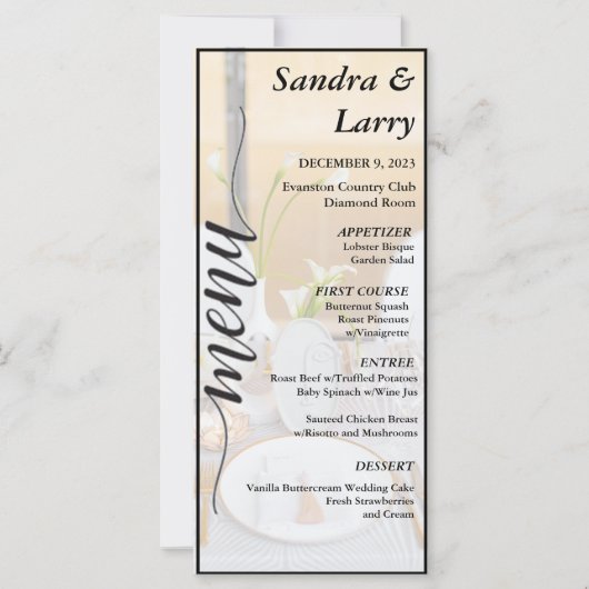 Hochzeitsdinner (Vorderseite)