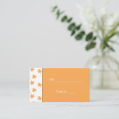 Hochzeitsdinner # Karte für den Gast (Stehend Vorderseite)