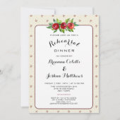 Hochzeitsdinner Probe Einladung (Vorderseite)