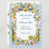 Hochzeitsdisko oder Save the Date Garden Disco (Vorne/Hinten)