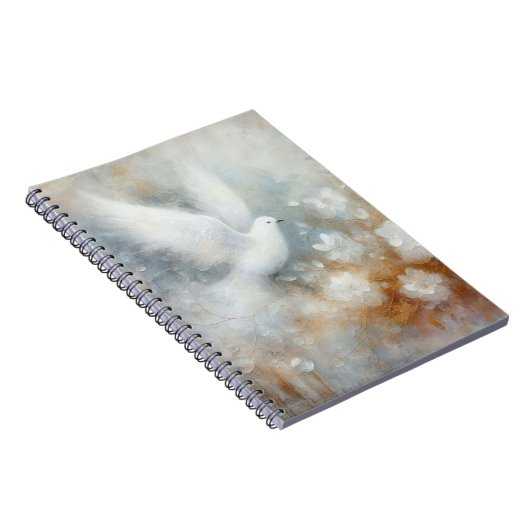 Hochzeitsdove-Foto Notizblock (Rechte Seite)