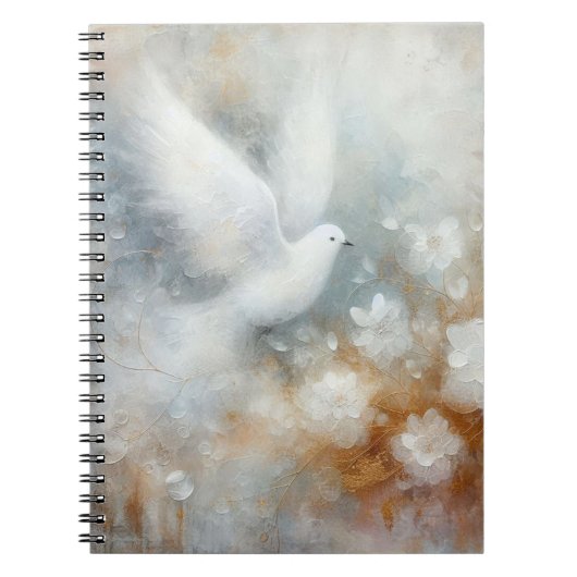 Hochzeitsdove-Foto Notizblock (Vorderseite)