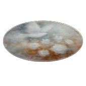 Hochzeitsdove Schneidebrett (Ecke)