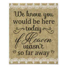 Hochzeitsdruck in Burlap- und Lace-Memorial