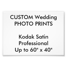 Hochzeitsdrucke für Berufliches Foto mit 7 Zoll x 