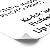 Hochzeitsdrucke für Berufliches Foto mit 7 Zoll x  (Ecke)