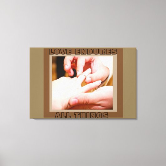 Hochzeitsdrucke für Leinwand (Vorderseite)