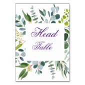 Hochzeitsdrucke, rustikale Tischnummer (Rückseite)