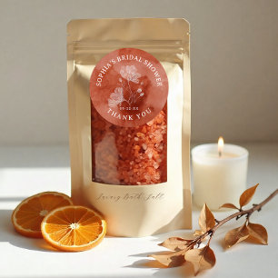 Hochzeitsdusche-Dankeschön-Geschenk Runder Aufkleber