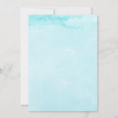 Hochzeitsdusche Einladung (Rückseite)