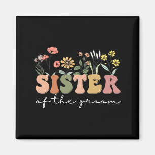 Hochzeitsdusche für Schwester von Braut Schwester  Magnet