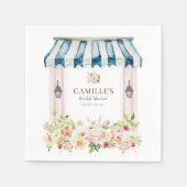 Hochzeitsdusche Servietten Blumen Garten (Vorderseite)