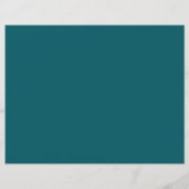 Hochzeitseglement - Aquamarin & orange Hochzeit (Rückseite)