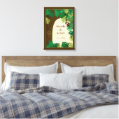 Hochzeitseiche Tree Maßgeschneiderte Leinwand (Insitu (Schlafzimmer))