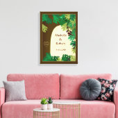 Hochzeitseiche Tree Maßgeschneiderte Leinwand (Insitu (Wohnzimmer))