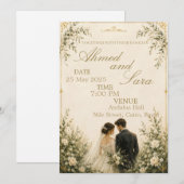 Hochzeitseinladung (Vorne/Hinten)