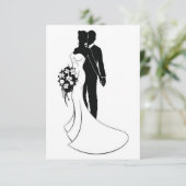 Hochzeitseinladung (Stehend Vorderseite)