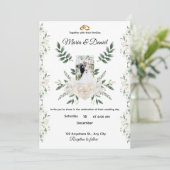 Hochzeitseinladung (Stehend Vorderseite)