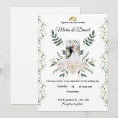Hochzeitseinladung (Vorne/Hinten)