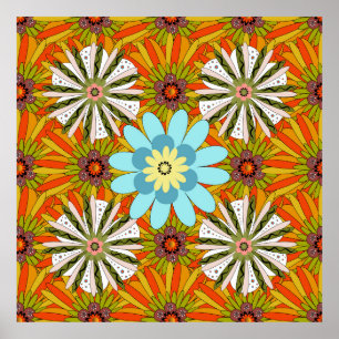 Hochzeitseinladung. Abstrakter Blumenhintergrund. Poster