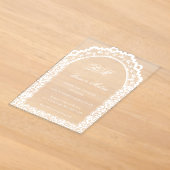 Hochzeitseinladung Acryleinladungen (Ablage )