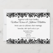 Hochzeitseinladung beidseitig einladung (Rückseite)