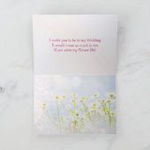 Hochzeitseinladung, Blumenmädchen, rosa Gerbera-Ka Einladung (Innenseite)