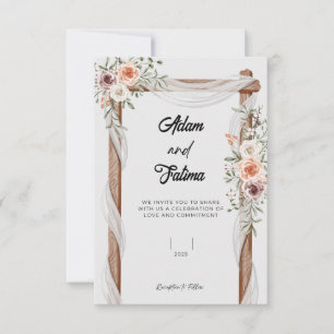 Hochzeitseinladung Dankeskarte