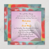 Hochzeitseinladung der Eltern des Bräutigams Einladung (Vorne/Hinten)