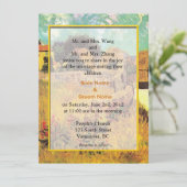 Hochzeitseinladung der Eltern von Braut und Bräuti Einladung (Stehend Vorderseite)