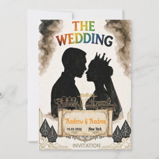 Hochzeitseinladung Einladung (Vorderseite)
