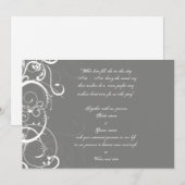 Hochzeitseinladung Einladung (Vorne/Hinten)