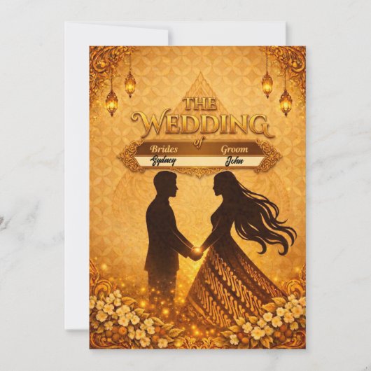 Hochzeitseinladung Einladung (Vorderseite)