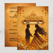 Hochzeitseinladung Einladung (Vorne/Hinten)