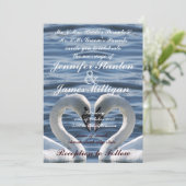 Hochzeitseinladung Einladung (Stehend Vorderseite)