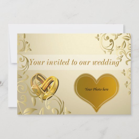 Hochzeitseinladung Einladung (Vorderseite)