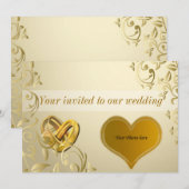 Hochzeitseinladung Einladung (Vorne/Hinten)