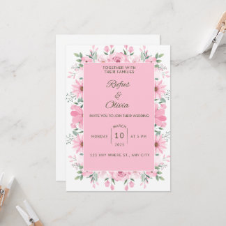 Hochzeitseinladung. Einladung