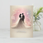 Hochzeitseinladung Einladung (Stehend Vorderseite)