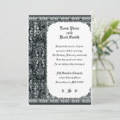 Hochzeitseinladung Einladung (Stehend Vorderseite)