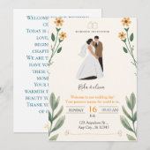 Hochzeitseinladung Einladung (Vorne/Hinten)