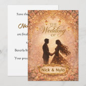 Hochzeitseinladung Einladung (Vorne/Hinten)