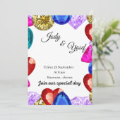 Hochzeitseinladung  einladung (Stehend Vorderseite)