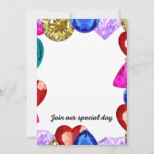 Hochzeitseinladung  einladung (Rückseite)