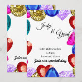 Hochzeitseinladung  einladung (Vorne/Hinten)