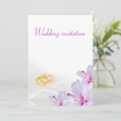 Hochzeitseinladung Einladung (Stehend Vorderseite)