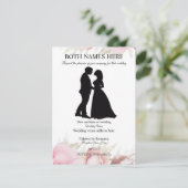 Hochzeitseinladung Einladung (Stehend Vorderseite)