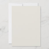 Hochzeitseinladung Einladung (Rückseite)