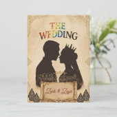Hochzeitseinladung  einladung (Stehend Vorderseite)